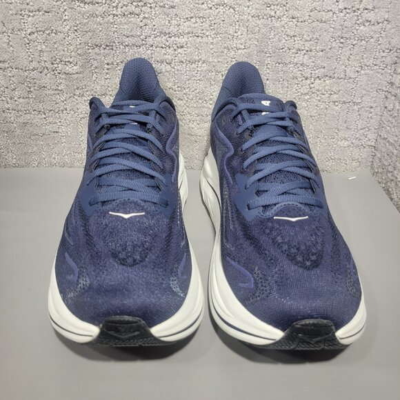 Hoka One One Clifton 10 Men's US Size 11D Navy White Athletic Running Sneakers. - Picture 2 of 13